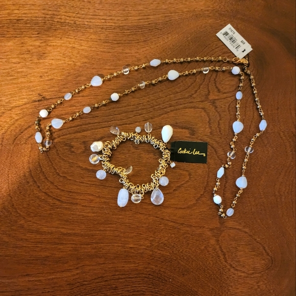 Cookie Lee Gold Glass Bead Necklaces (Two Necklaces included) - Picture 4 of 9